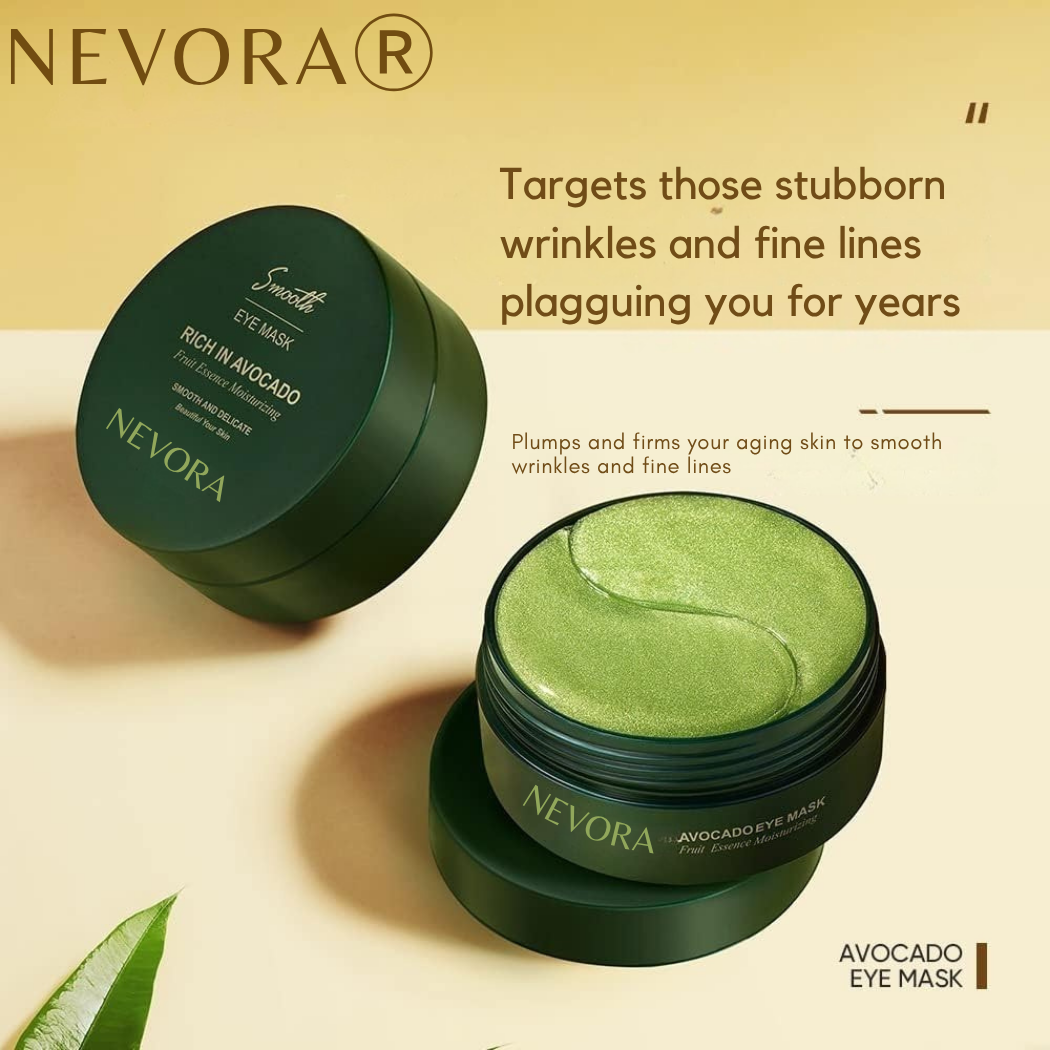 NEVORA® Avocado Under Eye Masks